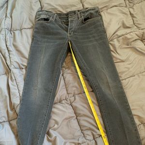 John Varvatos Wight Slim/Skinny Jeans Gray